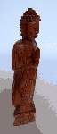 Buddha Hartholz, Figur Buddha aus Holz geschnitzt - 30 cm - P1020931-2.jpg